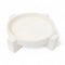4" Beige Cement Hand Painted Decorative Bowl