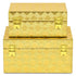 5" Gold Hand Painted Decorative Keepsake Box