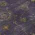 5' X 8' Eggplant And Beige Oriental Washable Area Rug With UV Protection