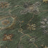5' X 8' Fern Green And Gold Oriental Washable Area Rug With UV Protection