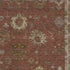 8' X 10' Rust And Beige Oriental Washable Area Rug With UV Protection
