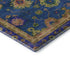 9' X 12' Blue And Green Oriental Washable Area Rug With UV Protection