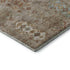 8' Beige And Brown Southwestern Washable Round Rug With UV Protection