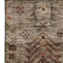 5' X 8' Brown And Gray Southwestern Washable Area Rug With UV Protection