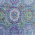 5' X 8' Blue And Purple Geometric Washable Area Rug With UV Protection