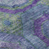 5' X 8' Blue And Purple Geometric Washable Area Rug With UV Protection