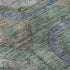 8' X 10' Green And Gray Geometric Washable Area Rug With UV Protection