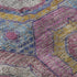 8' X 10' Pink And Blue Geometric Washable Area Rug With UV Protection