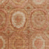 5' X 8' Terra Cotta And Copper Geometric Washable Area Rug With UV Protection