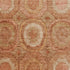 8' X 10' Terra Cotta And Copper Geometric Washable Area Rug With UV Protection