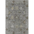 9' X 12' Pewter And Taupe Oriental Washable Area Rug With UV Protection