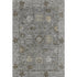 9' X 12' Pewter And Taupe Oriental Washable Area Rug With UV Protection
