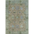5' X 8' Brown And Lavender Oriental Washable Area Rug With UV Protection