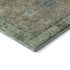 8' X 10' Brown And Lavender Oriental Washable Area Rug With UV Protection