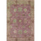 8' X 10' Pink And Beige Oriental Washable Area Rug With UV Protection