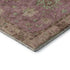 8' X 10' Pink And Beige Oriental Washable Area Rug With UV Protection