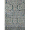 8' X 10' Brown And Teal Floral Vines Washable Area Rug With UV Protection