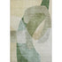 5' X 8' Sage And Beige Abstract Washable Area Rug With UV Protection