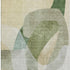 5' X 8' Sage And Beige Abstract Washable Area Rug With UV Protection