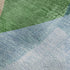 8' X 10' Green And Teal Abstract Washable Area Rug With UV Protection