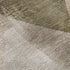 8' Taupe And Beige Abstract Washable Round Rug With UV Protection