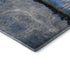 9' X 12' Blue And Charcoal Abstract Washable Area Rug With UV Protection