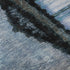 9' X 12' Blue And Charcoal Abstract Washable Area Rug With UV Protection