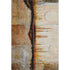 5' X 8' Rust And Charcoal Abstract Washable Area Rug With UV Protection