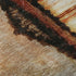 5' X 8' Rust And Charcoal Abstract Washable Area Rug With UV Protection