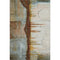 5' X 8' Rust And Beige Abstract Washable Area Rug With UV Protection