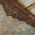 5' X 8' Rust And Beige Abstract Washable Area Rug With UV Protection