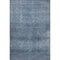 5' X 8' Blue And Gray Geometric Washable Area Rug With UV Protection