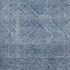 5' X 8' Blue And Gray Geometric Washable Area Rug With UV Protection