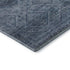5' X 8' Blue And Gray Geometric Washable Area Rug With UV Protection