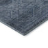 8' X 10' Blue And Gray Geometric Washable Area Rug With UV Protection