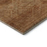 8' X 10' Copper And Rust Geometric Washable Area Rug With UV Protection
