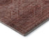 8' X 10' Pink And Mauve Geometric Washable Area Rug With UV Protection