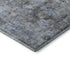 5' X 8' Blue And Taupe Abstract Washable Area Rug With UV Protection