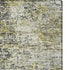 5' X 8' Pewter And Beige Abstract Washable Area Rug With UV Protection