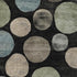5' X 8' Black And Taupe Geometric Washable Area Rug With UV Protection