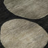 5' X 8' Black And Taupe Geometric Washable Area Rug With UV Protection