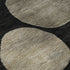 8' X 10' Black And Taupe Geometric Washable Area Rug With UV Protection
