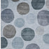 5' X 8' Blue And Gray Geometric Washable Area Rug With UV Protection