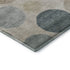 5' X 8' Khaki And Teal Geometric Washable Area Rug With UV Protection