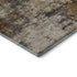 5' X 8' Brown And Beige Abstract Washable Area Rug With UV Protection