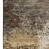 5' X 8' Brown And Beige Abstract Washable Area Rug With UV Protection