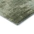 8' Sage And Fern Green Abstract Washable Round Rug With UV Protection