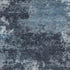 5' X 8' Blue And Ivory Abstract Washable Area Rug With UV Protection