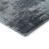5' X 8' Blue And Ivory Abstract Washable Area Rug With UV Protection
