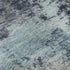 5' X 8' Blue And Ivory Abstract Washable Area Rug With UV Protection
